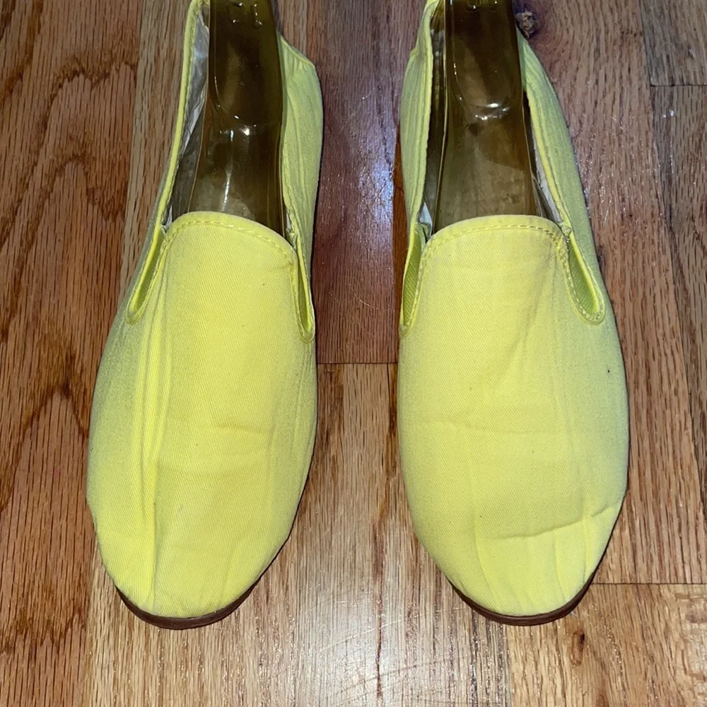UK FunkyFashion Unisex Women Men Javer Flossy Espadrille Plimsoll Flat Yellow 9